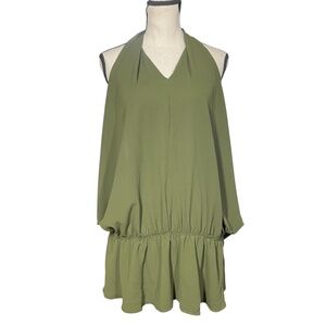 Army Green Halter Top